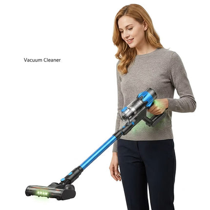 Cordless Stick Vacuum Cleaner with Cyclone Filtration, Rechargeable Bagless Design, 0.8L Dust Cup