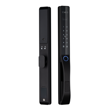 Smart Facial Recognition Door Lock with App Control Fingerprint Card Key and Password Access