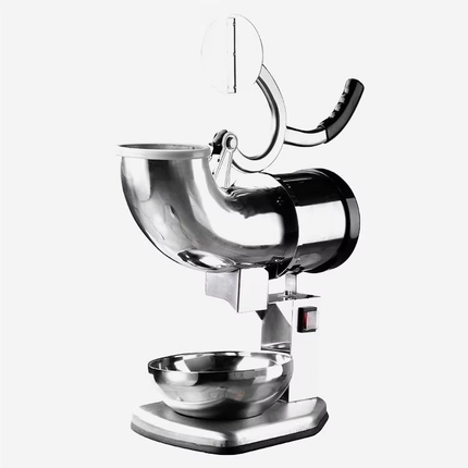 Electric Stainless Steel Ice Crusher Smooth Shaved Ice Machine for Drinks