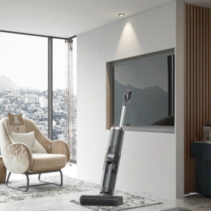 Cordless Wet & Dry Hard Floor Washer Vacuum with Smart Voice Alerts, Roller Cleaning System & Dual Tank Design