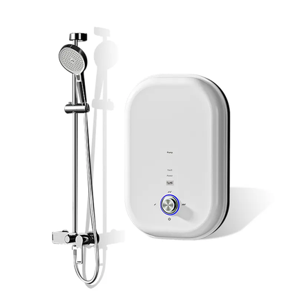 Portable Electric Shower Heater with LED Temperature Display, Precise Microcomputer Control (80–260V)