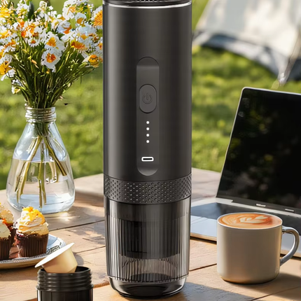 Portable Espresso Coffee Machine 20 Bar, Battery Powered Mini Coffee Brewer for Outdoor & Travel