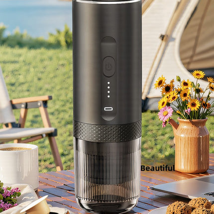 Portable Espresso Coffee Machine 20 Bar, Battery Powered Mini Coffee Brewer for Outdoor & Travel