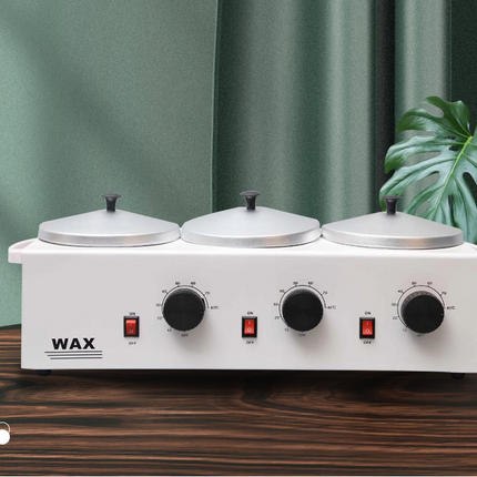 3 Pot Professional Wax Warmer Machine 1500ml Electric Hair Removal System