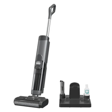 Cordless Wet & Dry Hard Floor Washer Vacuum with Smart Voice Alerts, Roller Cleaning System & Dual Tank Design
