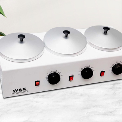 3 Pot Professional Wax Warmer Machine 1500ml Electric Hair Removal System