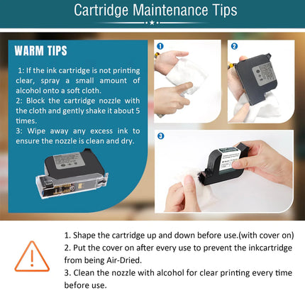 Smart Portable Inkjet Coding Printer – 28 Languages, Adjustable Print Size, HD Output with Touch Display