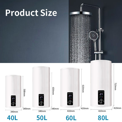 Electric Vertical Wall Mounted Hot Water Tank 2000W for Commercial Spaces