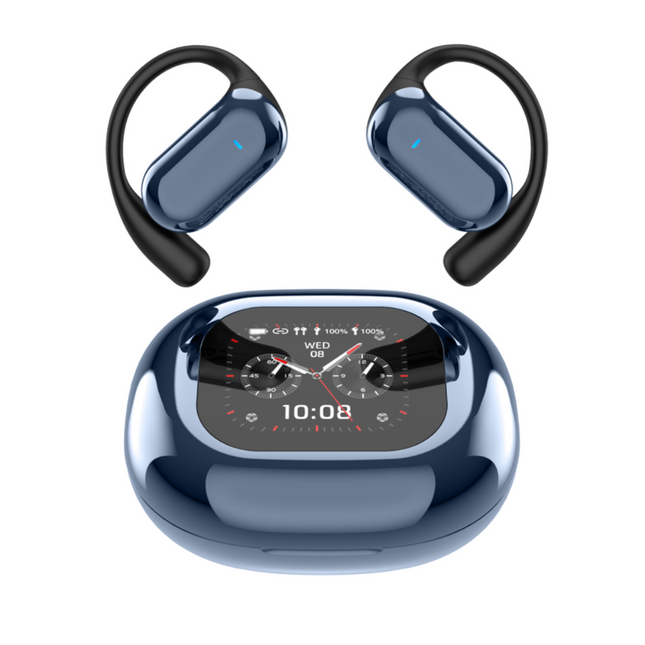 Wireless AI Translator Earbuds Bluetooth 5.4 Noise-Reduced Calls with Charging Case