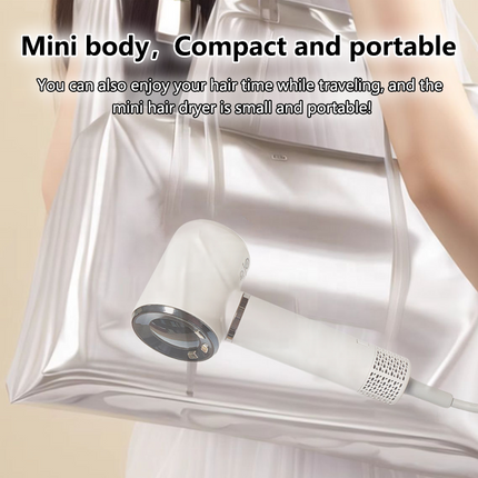 Portable High Speed Hair Dryer 110000RPM with LED Display 5 Speed Temperature Settings