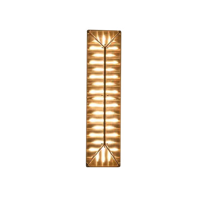 Minimalist Glass Wall Light Stainless Steel Decorative Bedroom Corridor Lamp