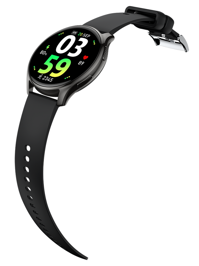 Bluetooth Smart Watch with Touch Screen Fitness Tracking IP68 Water Resistant Design