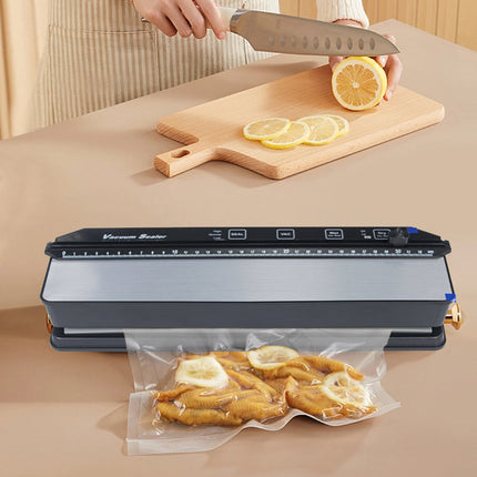 High Power Vacuum Food Sealer Machine with Dual Pump, Touch Control, Adjustable Sealing Temperature, Wide 31.5cm Sealing Bar