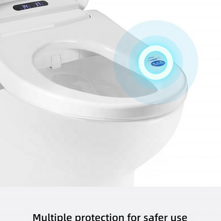 Smart Electric Bidet Toilet Seat with Feminine Wash, LED Display, Night Light & IPX4 Waterproof