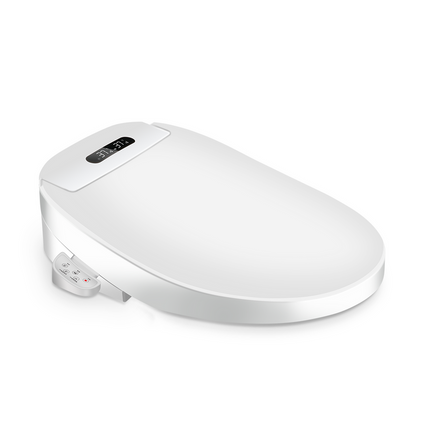 Smart Bidet Toilet Seat with Feminine Wash, Warm Seat, LED Night Light, and Self-Cleaning Nozzle