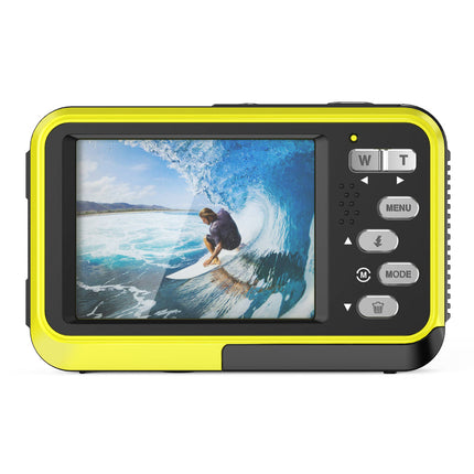 Portable 48MP Waterproof Digital Camera with Dual Screens and 4K Video for Travel and Underwater Use