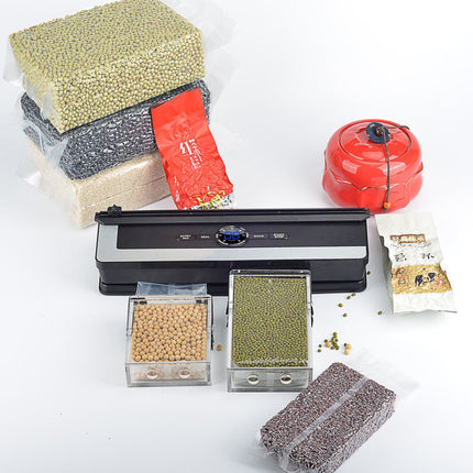 Portable Automatic Food Vacuum Sealer with Continuous Sealing, External Air Extraction, and Drip Tank