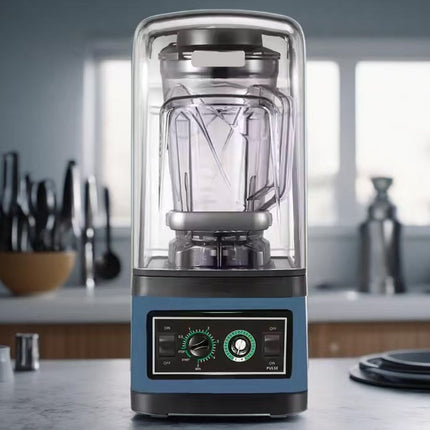 Electric 2200W Commercial Smoothie Blender with Whisk, Chopper & PC Jar