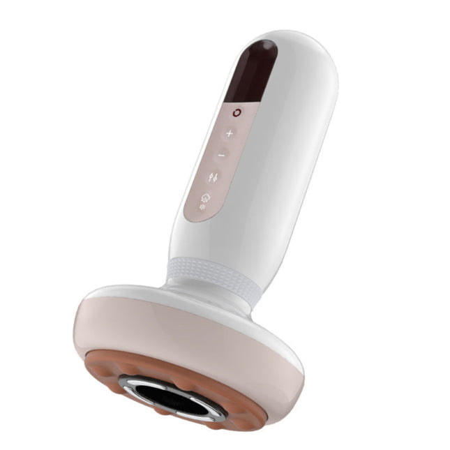 Cordless Electric Scraping & Cupping Massager with EMS Microcurrent & Red Light Relaxation