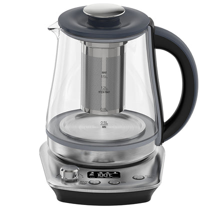 1.5L Glass Electric Kettle with Temperature Presets and Tea Infuser