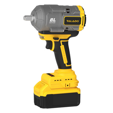 Heavy Duty Cordless 21V Impact Wrench Brushless Motor 1/2 Square Drive Powerful Torque