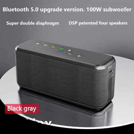 High-Performance 100W Wireless Speaker for Indoor & Outdoor Use with Waterproof Build and Long Battery Life