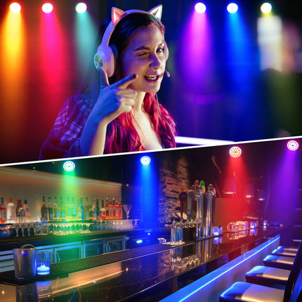 18x6W RGBW LED Par Can Stage Light for DJ Wedding Party Lighting