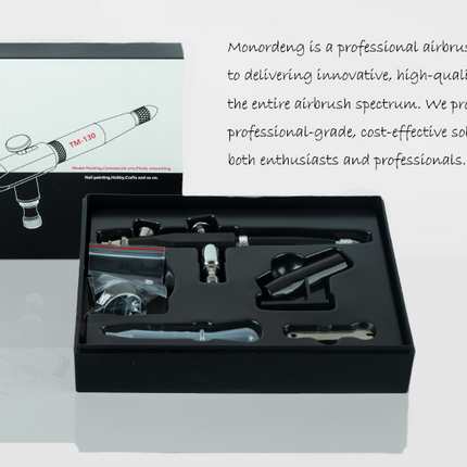 Portable Airbrush Pen Kit Integrated Compressor Box for Makeup Nail Art Craft Spraying