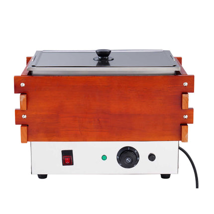 Commercial Electric Oden Cooker 12 Compartment Food Warmer with 304 Stainless Steel Tank