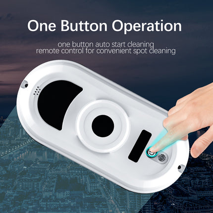 Rechargeable Glass Window Cleaning Robot 2800Pa Suction Auto Water Spray 90W