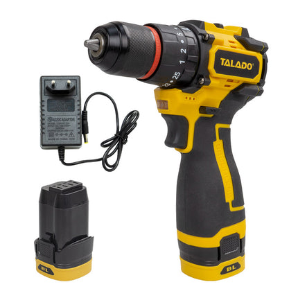 Rechargeable Cordless Impact Drill Electric Screwdriver Set High Power Variable Speed