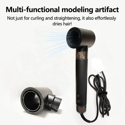 6 in 1 Multifunction Hair Dryer Brush Set with Curling Iron and Styling Combs