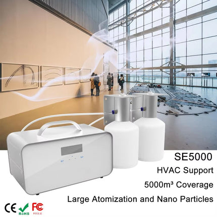 Premium Metal Commercial Aroma Diffuser with Bluetooth Control for Spaces up to 1700m²