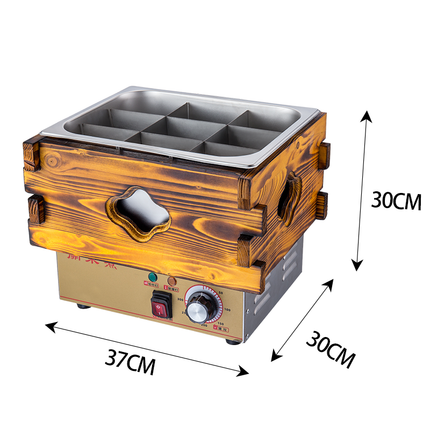 Countertop Oden Cooker 220V Electric Food Heating Pot for Street Food and Snacks