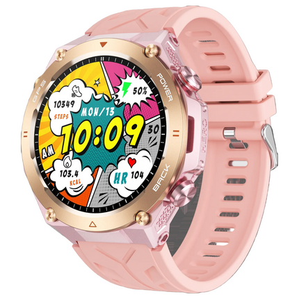 Rechargeable Sports Smartwatch with AMOLED Display Compass Bluetooth Calls