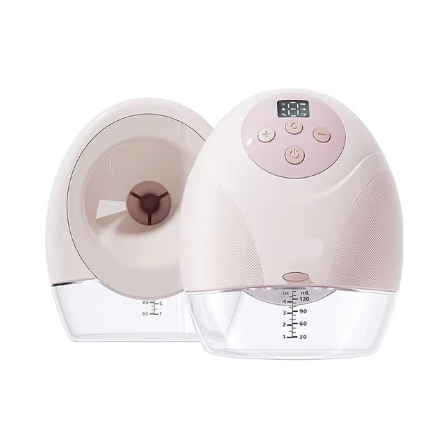 Portable Rechargeable Hands-Free Electric Breast Pump with Wireless Design and Medium Flow Control