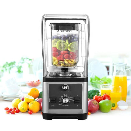 Heavy Duty Commercial Blender 1.8L with PC Jar, 8 Stainless Steel Blades and Overload Protector