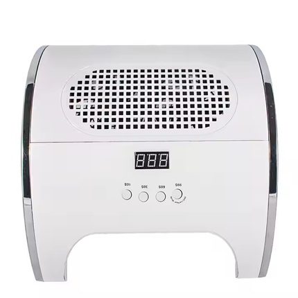 Professional 2-in-1 Nail Lamp with Dust Collector 80W Dual Fan Salon Machine