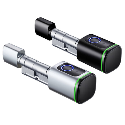 Smart Bluetooth Fingerprint Door Lock Cylinder with Tuya App Keyless Access Adjustable Length