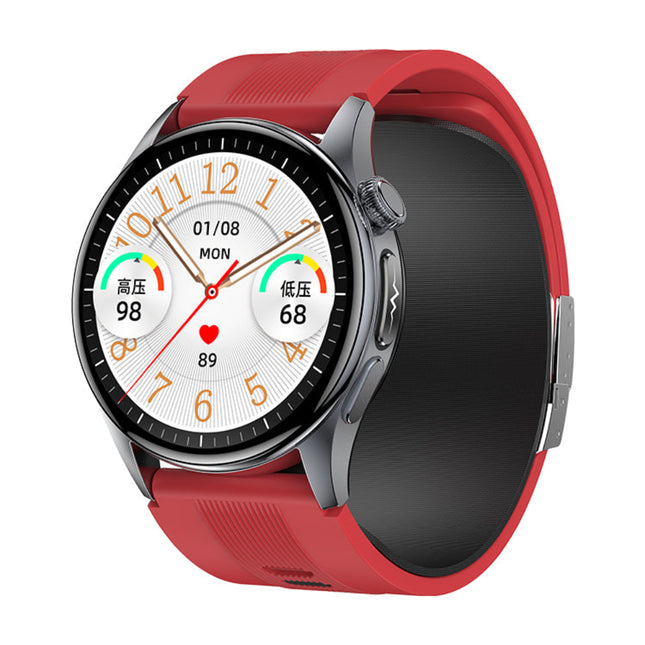 Smartwatch with Air Pump Blood Pressure, Body Metrics, Heart Rate & Fitness Monitoring