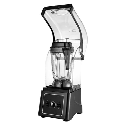Heavy Duty Commercial Blender 1500-2200W with 8-Blade Stainless Steel Cutter and Overload Protection