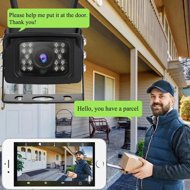 Wireless 4G Outdoor Security Camera Motion Detection TF Card Support