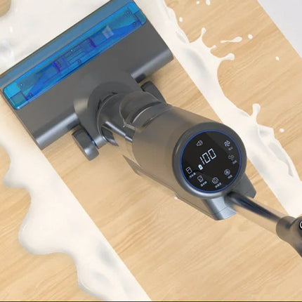 Cord-Free Floor Washer & Vacuum with Smart Display, Auto Self-Cleaning and PTC Hot Air Drying