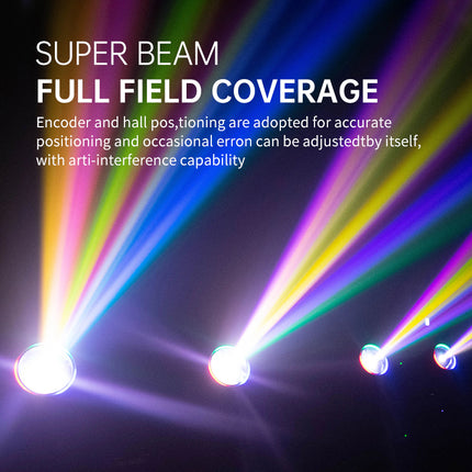 Professional 80W LED Moving Head Spotlight with 18-Facet Prism & Dynamic Color Effects for Events and Nightclubs