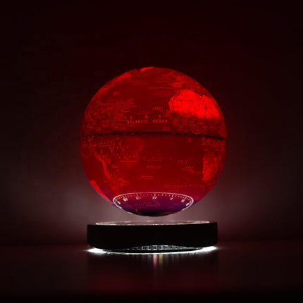 Magnetic Floating Earth Lamp with Color-Changing LED Light