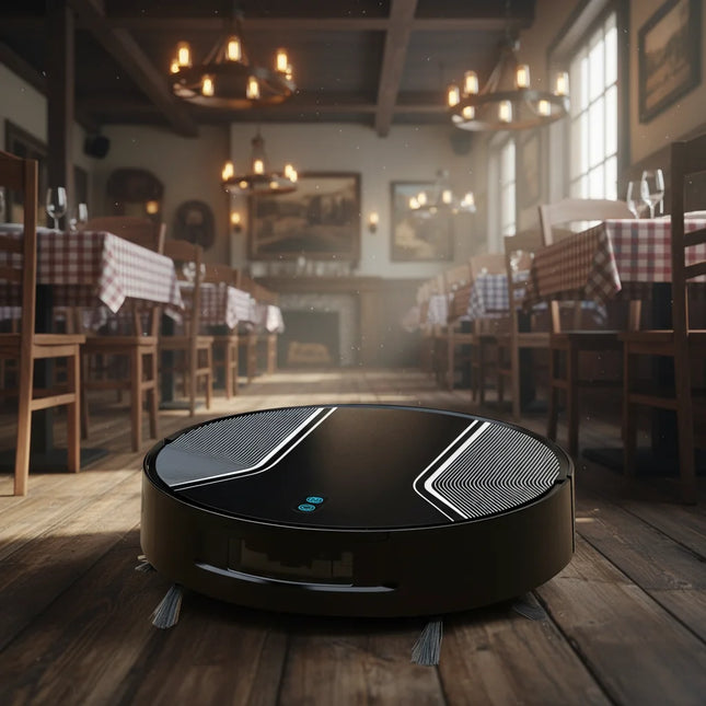 Robot Vacuum Cleaner with 3500Pa Suction and Quiet Operation for Automatic Floor Cleaning