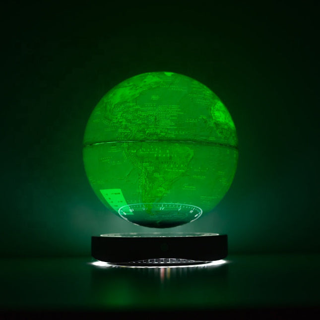 Magnetic Floating Earth Lamp with Color-Changing LED Light