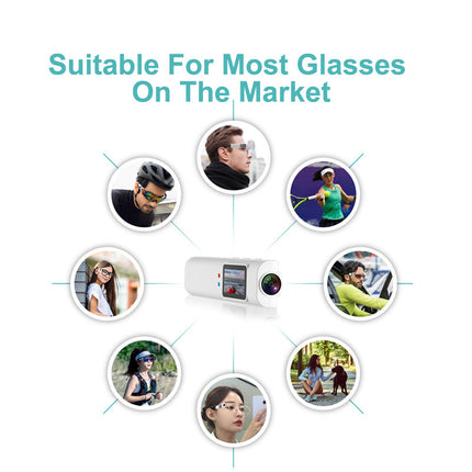 2.7K Waterproof Sports Action Camera with WiFi and Screen for Cycling Travel Recording
