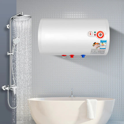 Smart Wall-Mounted Electric Water Heater with Digital Touch Panel and Enamel Tank