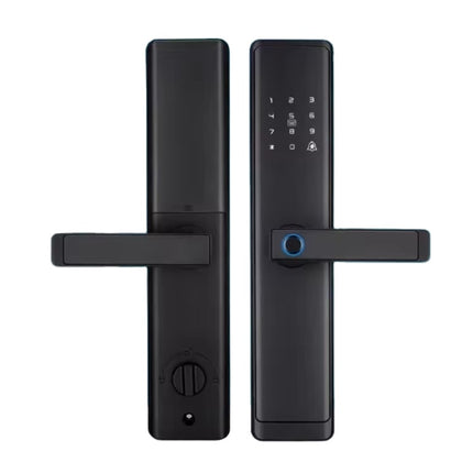 Aluminum Smart Door Lock with Fingerprint, Keyless Access & BLE/WiFi Connectivity